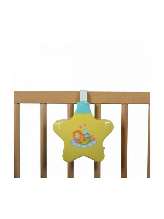 Moni Kids Projector Lamp Little Angels with Star Projection Yellow