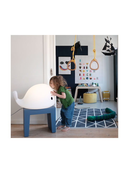 Flow Led Kids Decorative Lamp Moby with Color Changes White 48x42x68εκ.