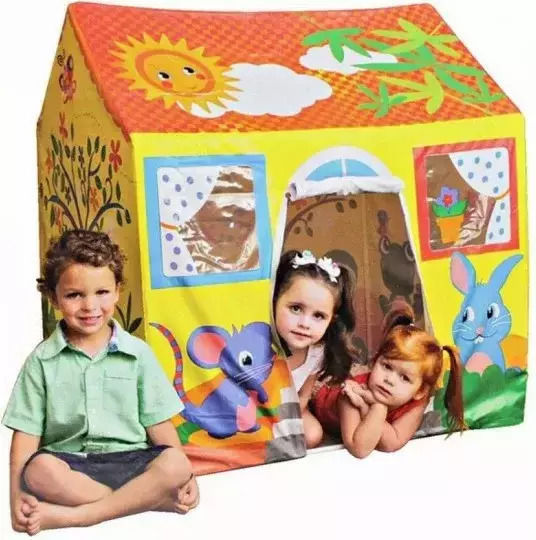 Avra Toys Kids House Play Tent for 2+ years Multicolour