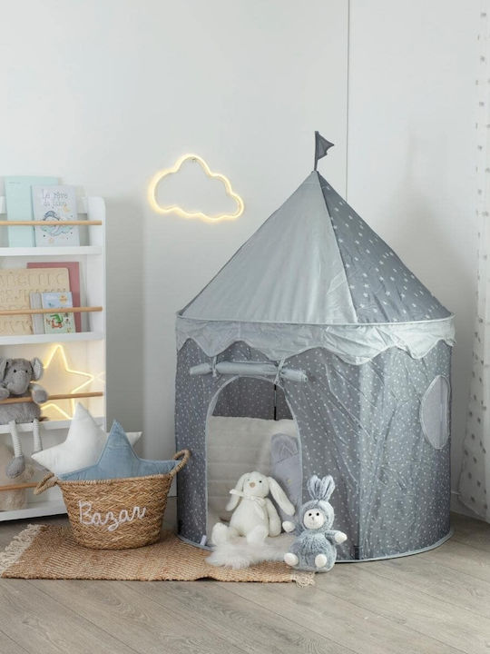 Kids Castle Play Tent Castle for 3+ years Gray
