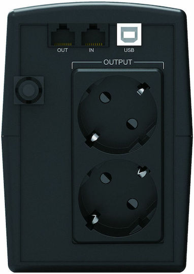 Conceptronic ZEUS02ESP UPS Line-Interactive 850VA 480W cu 2 Schuko Prize