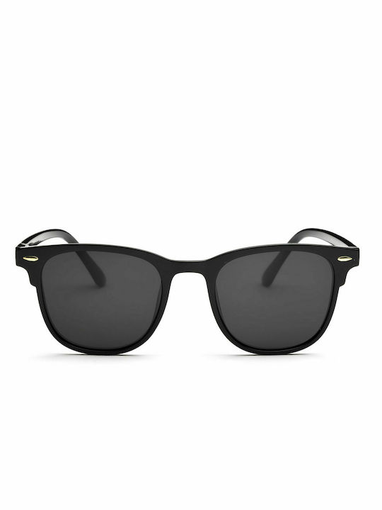 Sunreyes Classic Sonnenbrillen mit Black / Black Rahmen und Schwarz Linse