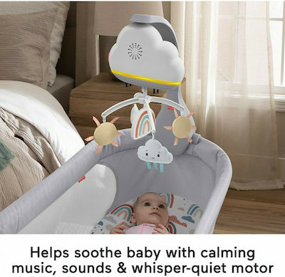 Fisher Price Mobile for Cot with Music and Rotation Ουράνιο Τόξο HBP40