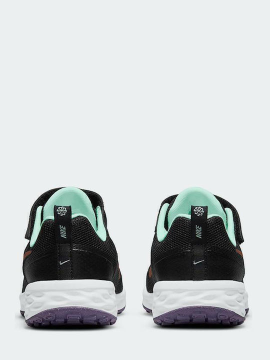 Revolution Revolution Kids Sports Shoes Running with Hoop & Loop Closure Black / Metallic Red Bronze / Pink Foam