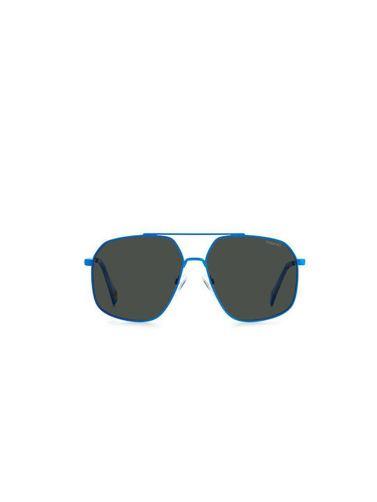 Polaroid Sonnenbrillen mit Blau Rahmen und Schwarz Polarisiert Linse PLD6173/S MVU/M9