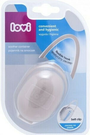Lovi Baby Plastic Pacifier Case Beige