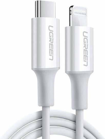 Ugreen US171 USB-C to Lightning Cable 36W Λευκό 1.5m (60748)