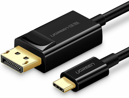 Ugreen Cablu USB 3.0 USB-C Masculin DisplayPort PD Negru 1.5m 50994