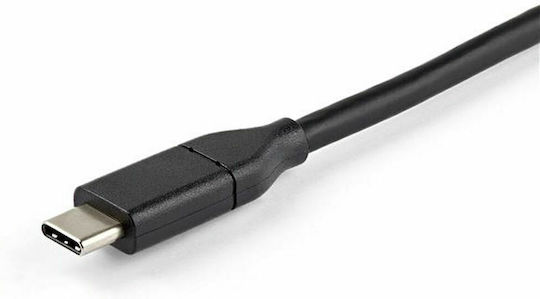 StarTech USB 2.0 Кабел USB-C Мъжки - DisplayPort Мъжки Черен 2м CDP2DP142MBD