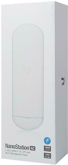 Ubiquiti NanoStation 5AC Εξωτερική Κεραία WiFi Sectorial 16dBi με σύνδεση Ethernet