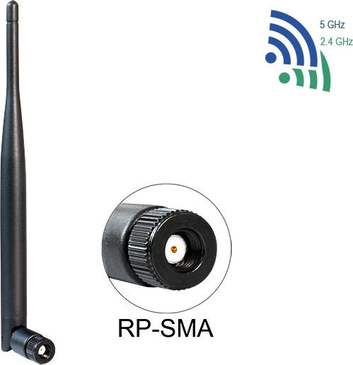 DeLock 88393 Εσωτερική Κεραία WiFi Πανκατευθυντική 5dBi με σύνδεση RP-SMA