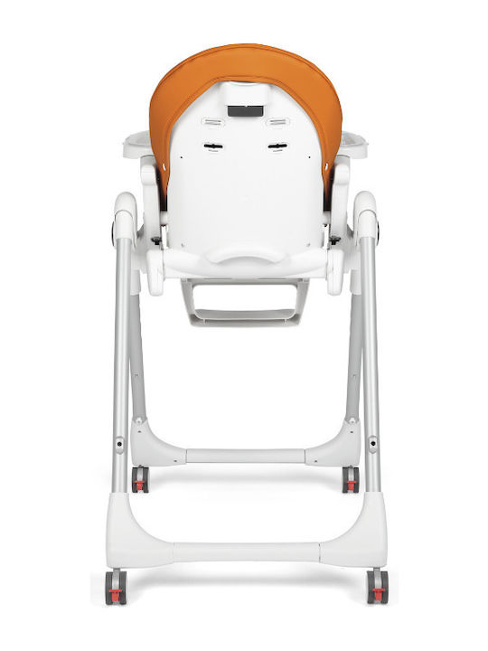 Peg Perego Prima Pappa Follow Me Foldable Baby Highchair with Adjustable Height Petrol