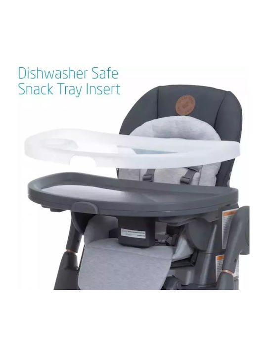 Maxi-Cosi Minla Foldable Highchair 6 in 1 with Metal Frame & Fabric Seat Gray