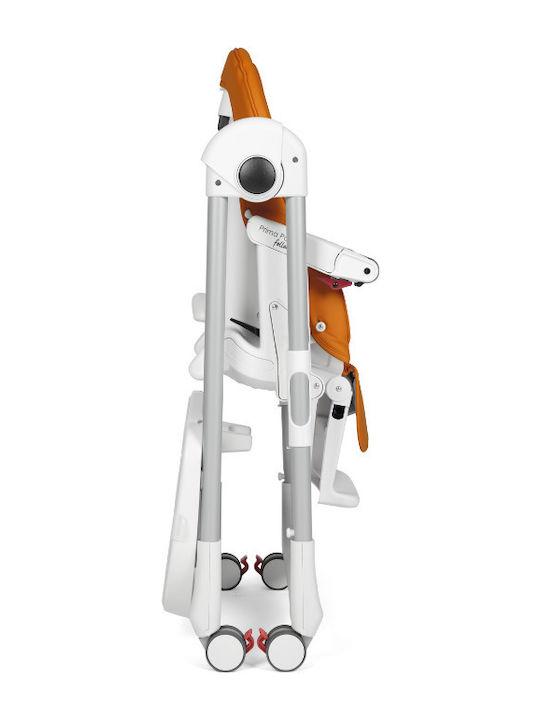 Peg Perego Prima Pappa Follow Me Αναδιπλούμενο Καρεκλάκι Φαγητού με Ρυθμιζόμενο Ύψος Μπεζ