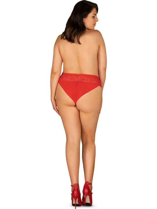 Obsessive Blossmina Slip Κόκκινο