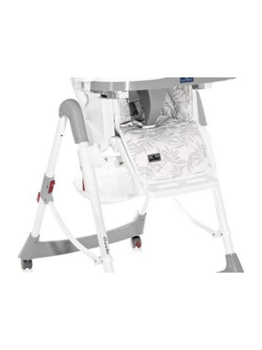 Lorelli Gusto Foldable Baby Highchair with Adjustable Height Gray Rabbits