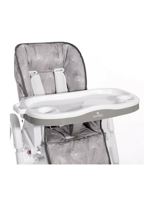 Lorelli Gusto Foldable Baby Highchair with Adjustable Height Gray Rabbits