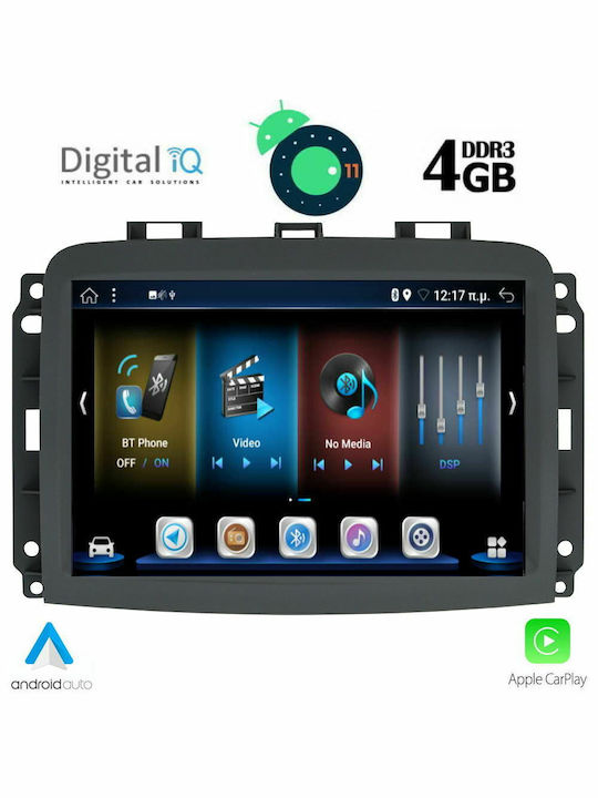 Digital IQ Car Audio System for Fiat 500L 2012+ (Bluetooth/USB/AUX/WiFi/GPS/Apple-Carplay/CD) with Touch Screen 10.1" DIQ_BXE_6132