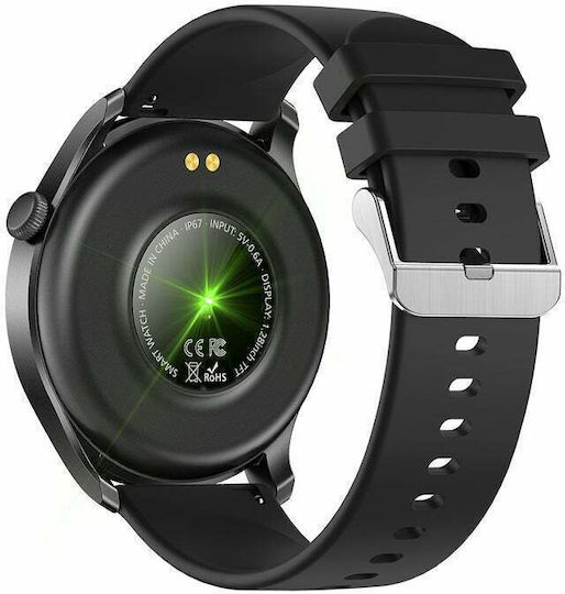 Colmi Sky 8 49mm Smartwatch με Παλμογράφο (Μαύρο)