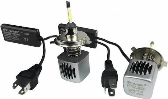 Mover Samsung Λάμπες Αυτοκινήτου Y1 H4 LED 5500K Ψυχρό Λευκό 12V 32W 2τμχ