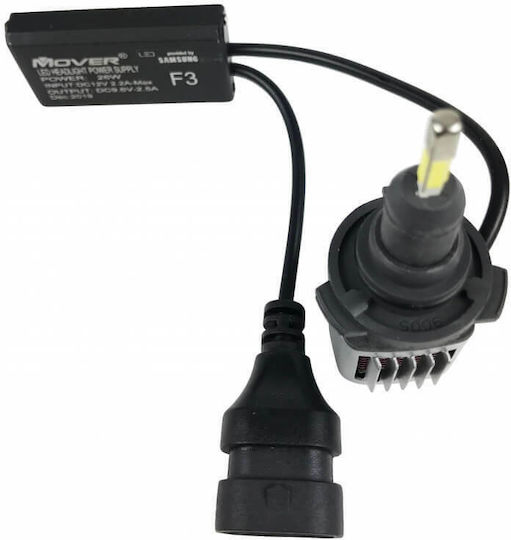 Mover Samsung Lamps Car F3 HB3 LED 6500K Cold White 12V 26W 2pcs