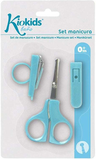 Kiokids Baby Badezubehör Nagelpflege-Set Für Babys Blau 2 Stücke