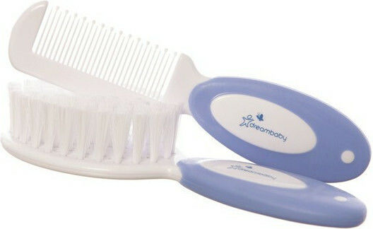 Dreambaby Baby Brush & Comb Blue 2pcs
