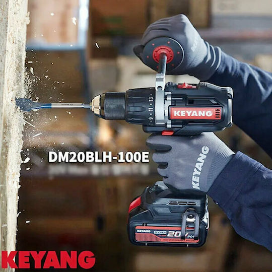 Keyang DD20BLH100E-B Battery Drill Driver Solo Brushless 18V