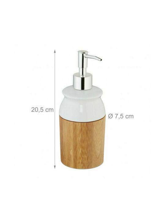 Relaxdays Dispenser Κεραμικό Καφέ 225ml
