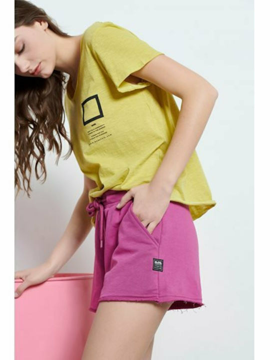 Women's Sporty Shorts Fuchsia