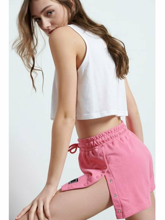 Women's High-waisted Sporty Shorts Pink