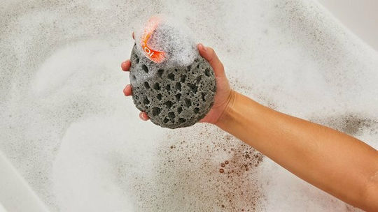 Cleanlogic Detoxify Foam Body Sponge Klassischer Badeschwamm Gray 1Stück