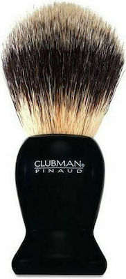 Clubman Pinaud Shave Brush Shaving Brush with Synthetic Hair Bristles Black