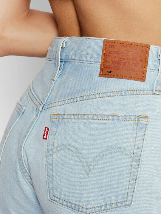 501 Women's Jean High-waisted Shorts Light Blue