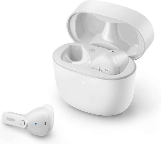 Philips TAT2236 Earbud Bluetooth Handsfree Earphones with Charging Case White