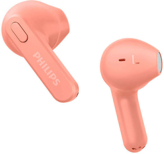 Philips TAT2236 Earbud Bluetooth хендсфри Слушалки с Кутийка за Зареждане Light Pink