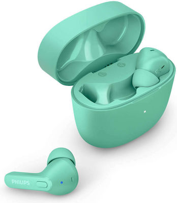 Philips TAT2206 In-ear Bluetooth Handsfree Căști cu Carcasă de Încărcare Turcoaz