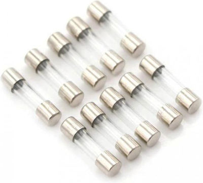 AMiO Car Fuse Set Glass Rounds 10pcs