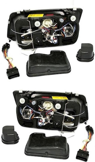 Depo Предни Фарове Ангелски Очи Volkswagen Bora 98-05 2 Бройки