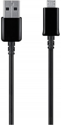 Samsung Редовна USB 2.0 до микро USB кабел Черен 1м (ECB-DU4ABE) 1бр