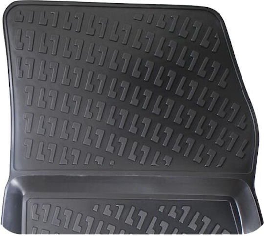 Rizline Set of Front and Rear Mats 4pcs Tray Type for Mercedes-Benz A Class 2012-2017 Black