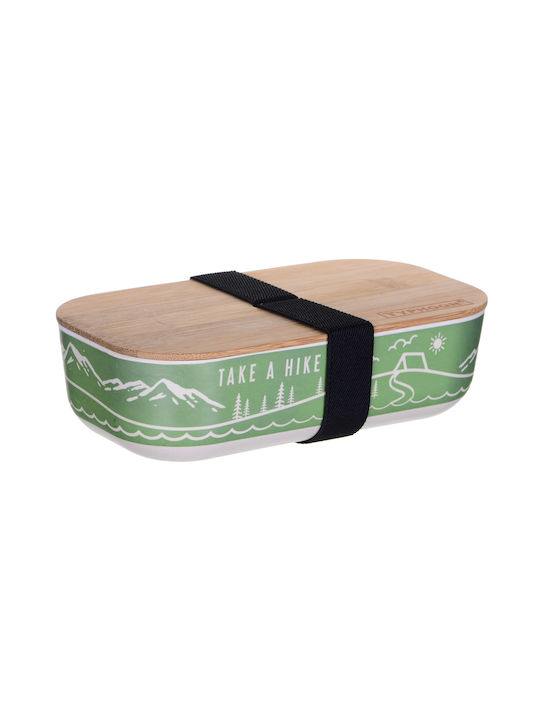 Typhoon Bamboo Lunch Box Stay Wild Green 22x11cm