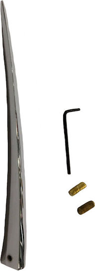 Auto Gs Antenă Auto Plafon Sport 12cm Înșurubat pentru Radio în Culoare Argintiu