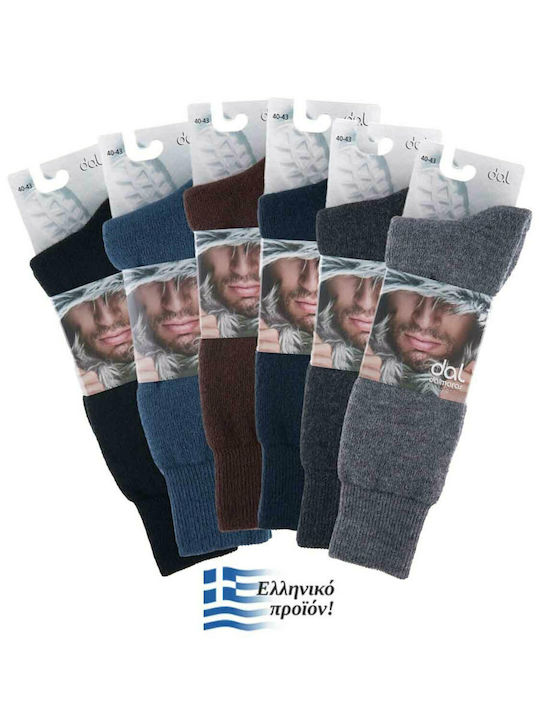 MEN'S ISOTHERMAL SOCKS DAL M165 - GREY MEDIUM