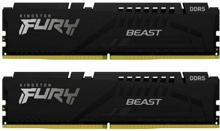 Kingston Fury Beast DDR5 32GB RAM με 2x16GB Modules και Ταχύτητα 6000 για Desktop