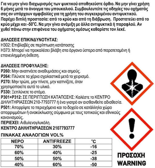 Feral Lichid de răcire concentrat pentru motorul mașinii Mașină G12 -50°C Roz Culoare 1lt