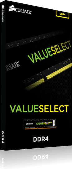 Corsair Value Select DDR4 with Module 1x16GB and Speed 2666 for Desktop