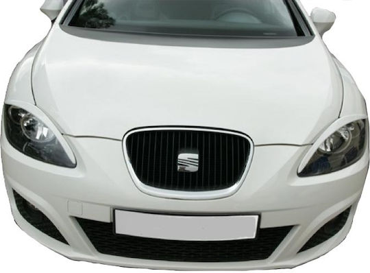 Motordrome Front Headlight Eyebrows for Seat Leon MK2 Facelift 2009-2011
