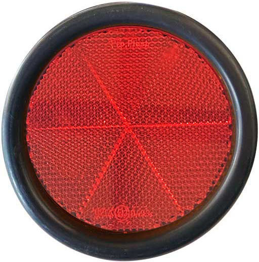 Auto Gs Truck Reflector Reflective Round 80mm with Red Base 26111202 39030