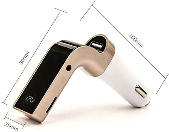 Andowl FM Car Transmitter with AUX / Bluetooth / USB 31002FML80SL